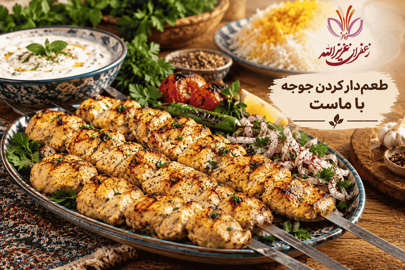 ۱۰ روش طعم‌دار کردن جوجه کباب