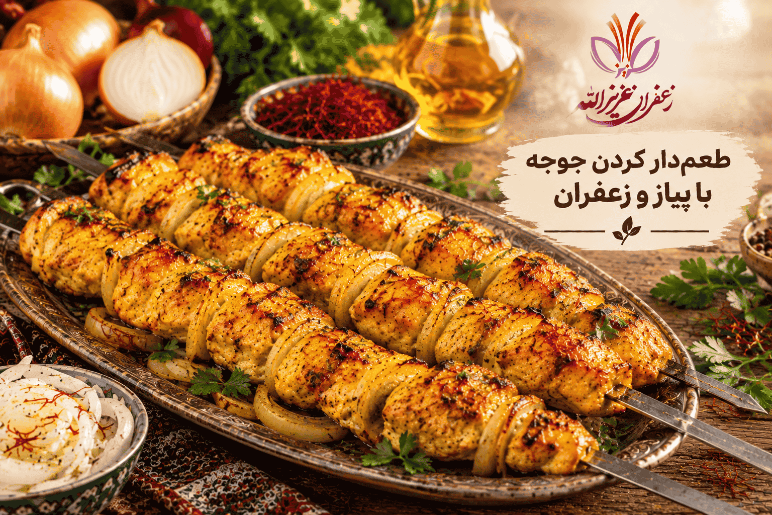 ۱۰ روش طعم‌دار کردن جوجه کباب
