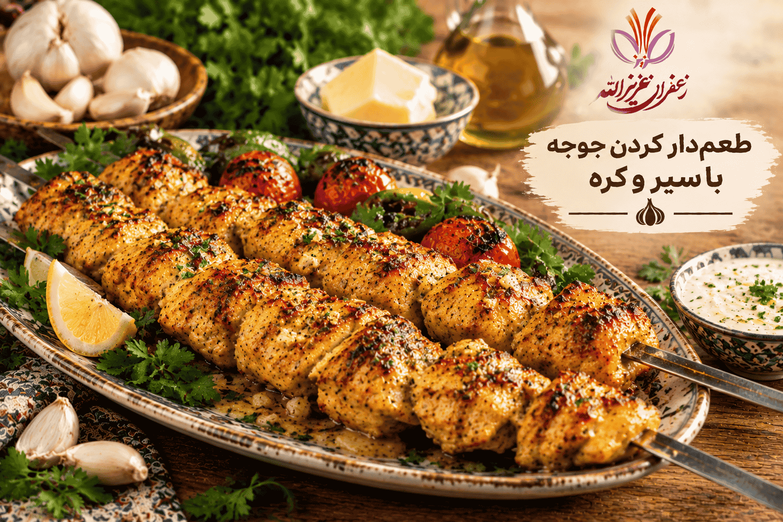 ۱۰ روش طعم‌دار کردن جوجه کباب