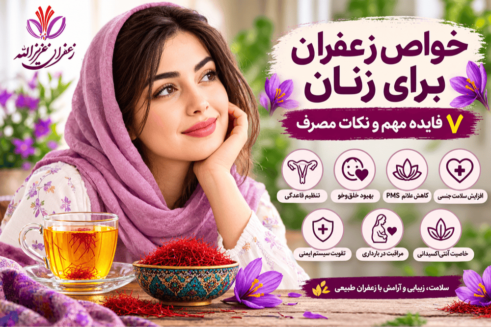 خواص زعفران برای زنان