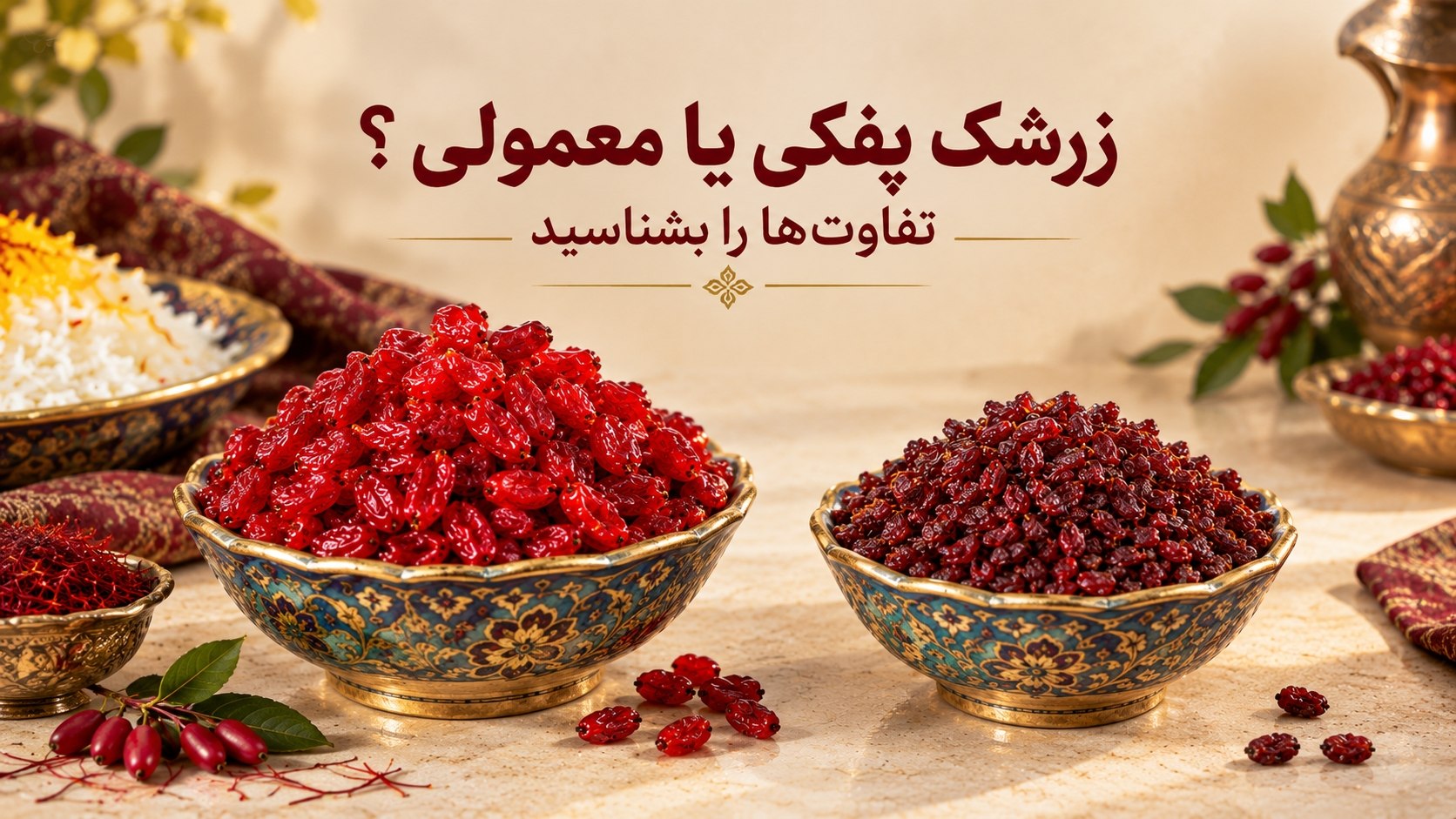 تفاوت زرشک پفکی و معمولی