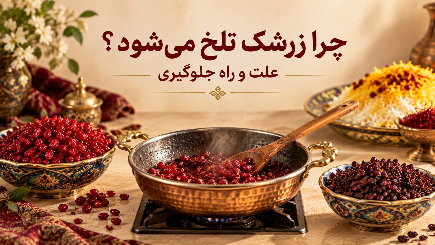 چرا زرشک تلخ می‌شود؟