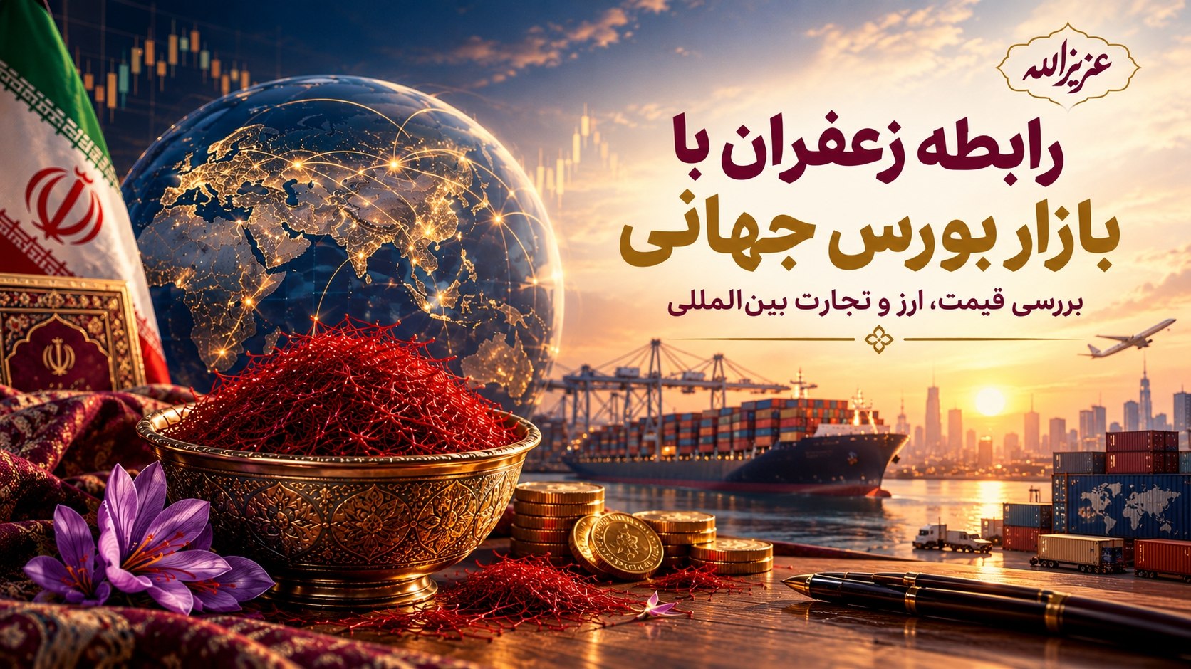 رابطه زعفران با بازار بورس جهانی