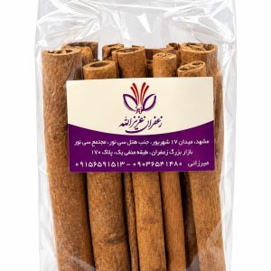 دارچین چوبی ۱۰۰ گرمی در بسته‌بندی شفاف بهداشتی با چوب‌های درشت و معطر